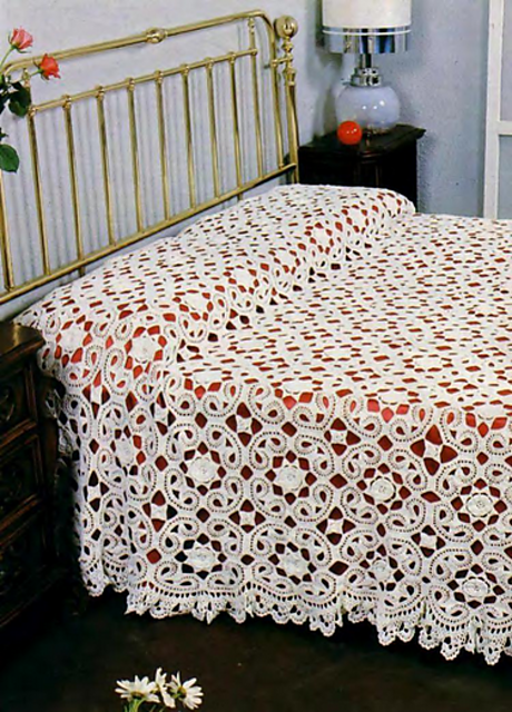 Irish Roses Bedspread