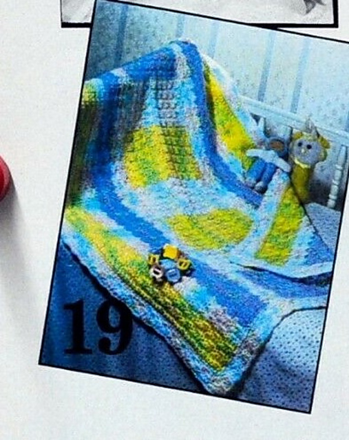 Easy Summery Crib Blanket