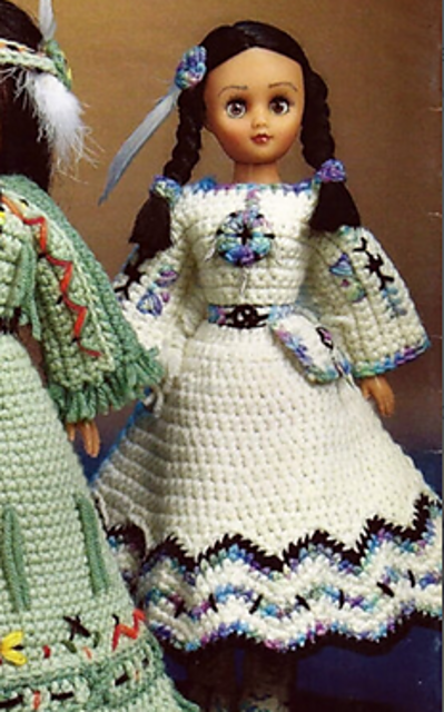 White zig-zag dress