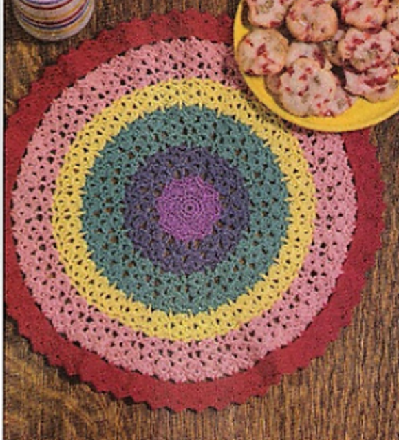Rainbow Doily