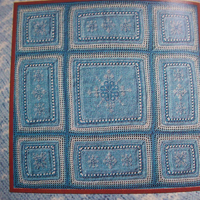 Snowflakes in Blue