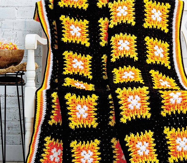 Candy Corn Blanket