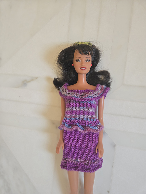 #1134 Dress with Ruffles