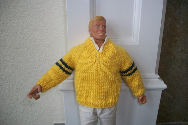 His and Her Letter Sweaters