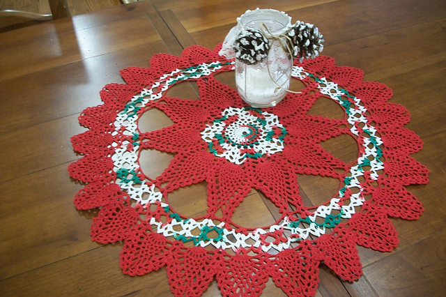 Peppermint Poinsettia