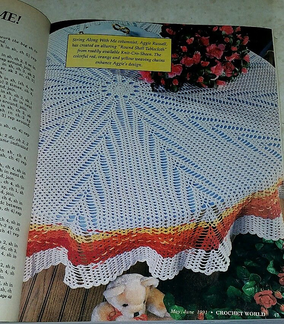 Round Shell Tablecloth
