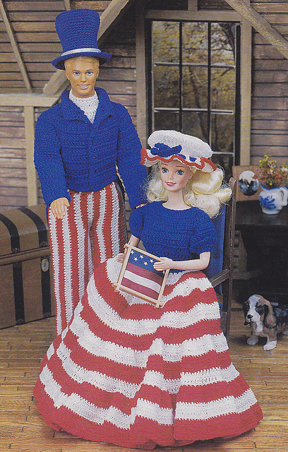 Patriotic Fashion Dolls