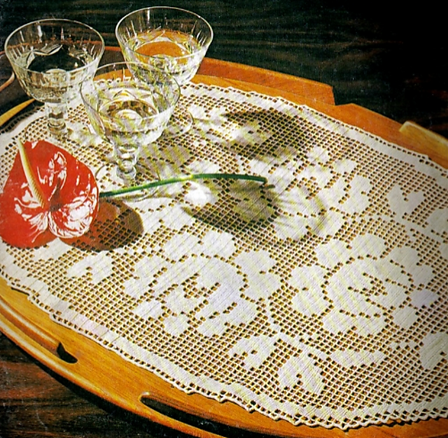 Oval Tray-cloth