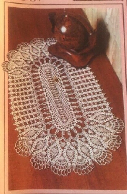 White Oval Runner