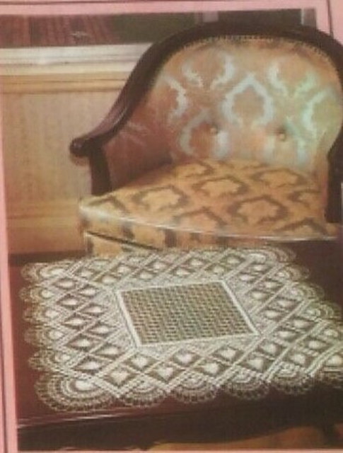 Square White Table Mat