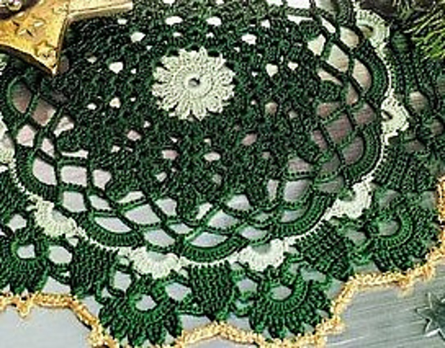 Green Cover doily Modell 84