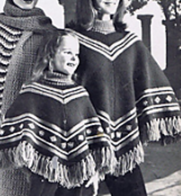 Diamonds Poncho