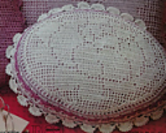Rose Filet Pillows