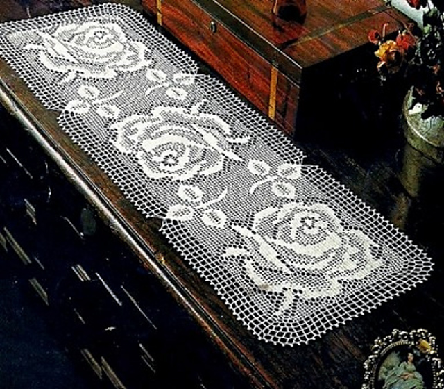 Dessus-de-commode Trois Roses