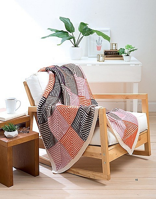 Garter Ridge Afghan