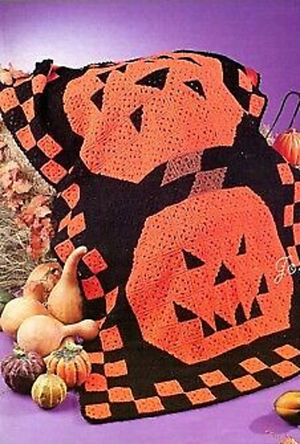 Jack O’Lantern Afghan