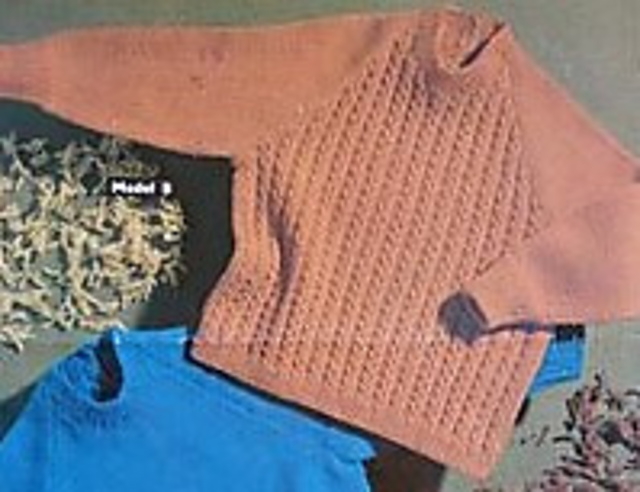 Raglan Sweater model B