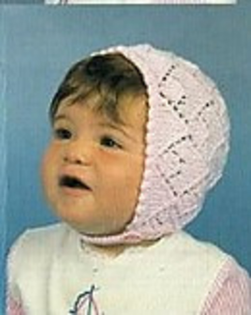 Bonnet With Picot Edge