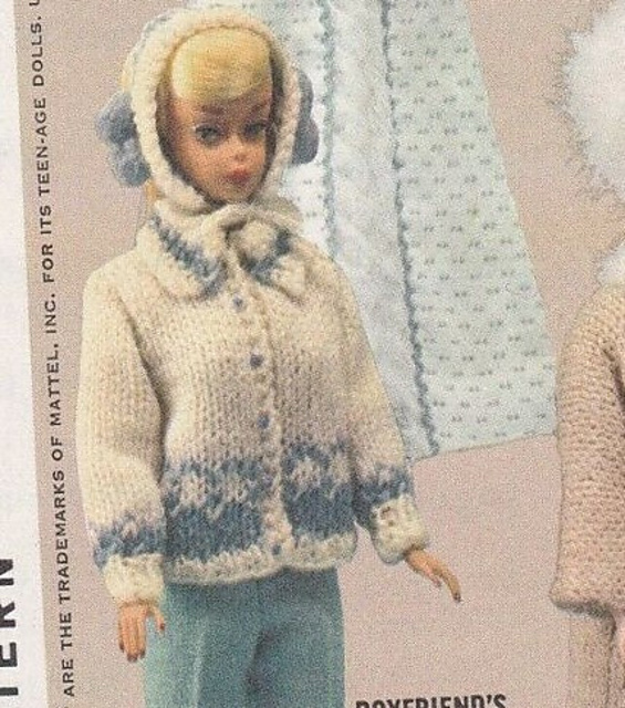 B: Barbie's Ski Sweater and Cap