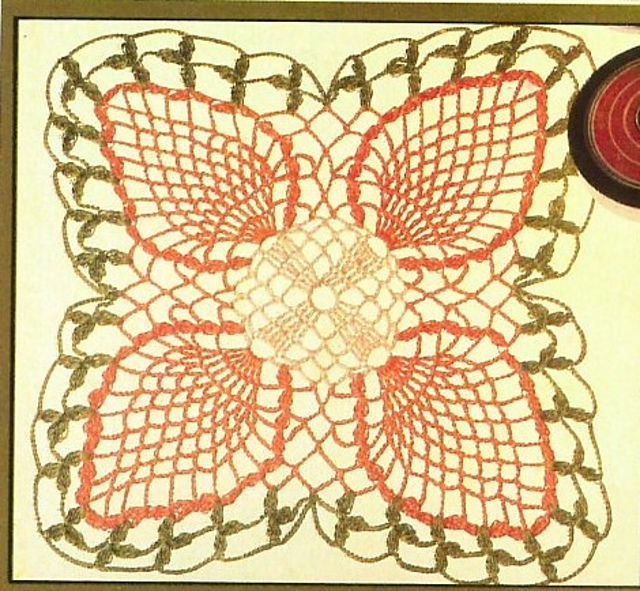 Pink doily