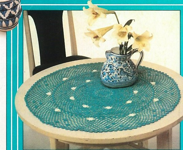 Turquoise Table Center