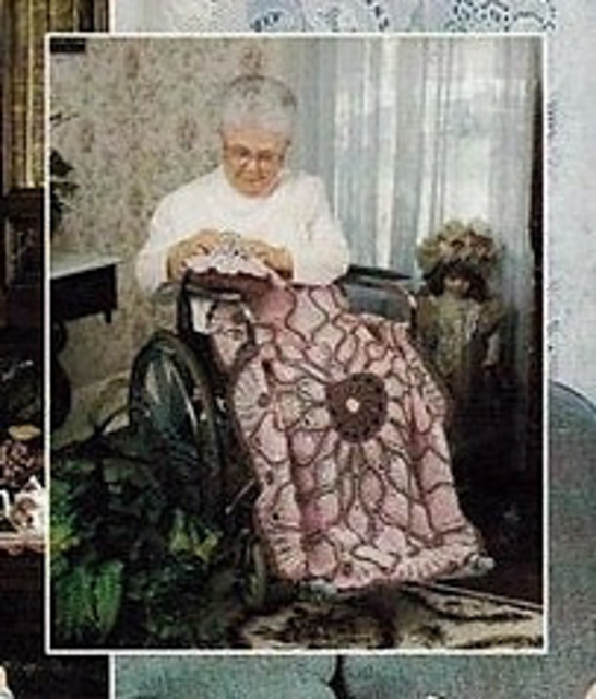 Rose Lap Throw and Bag