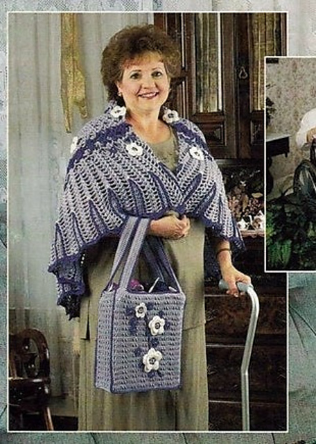 Purple Lap Throw/Tote