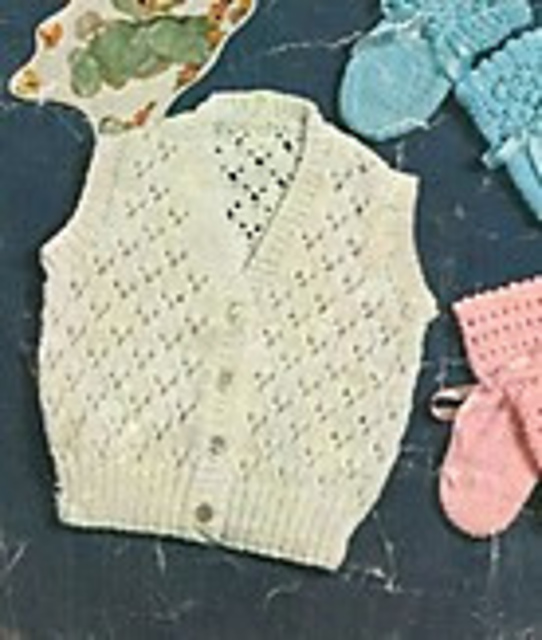 Sleeveless cardigan