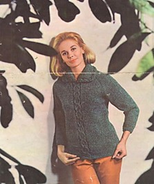 Continental magic in a casual sweater