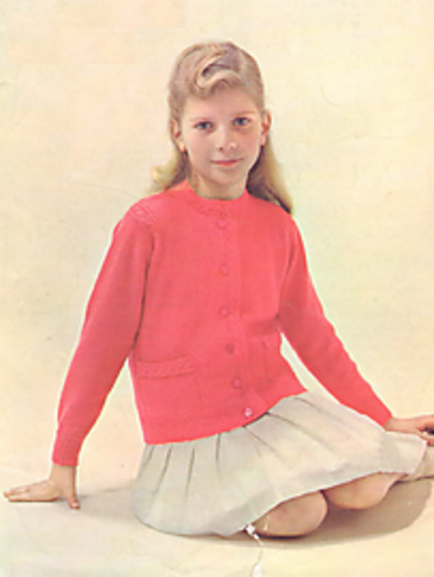 Pretty button through cardigan