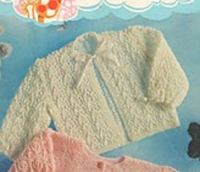 Ribbon trimmed Matinee Coat