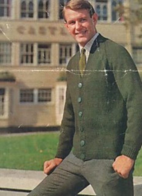 Raglan cardigan
