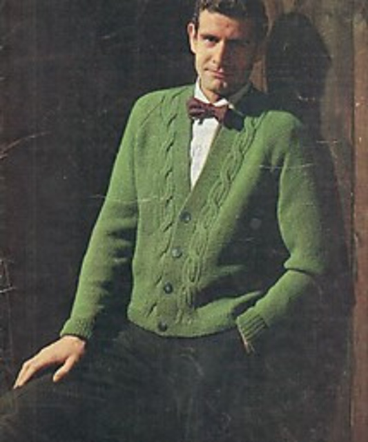 Man's cardigan