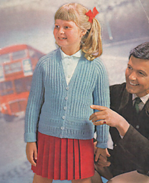 Raglan cardigan