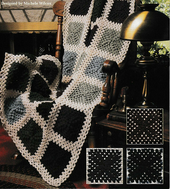 Granny Square Traditions: Textured Treasures