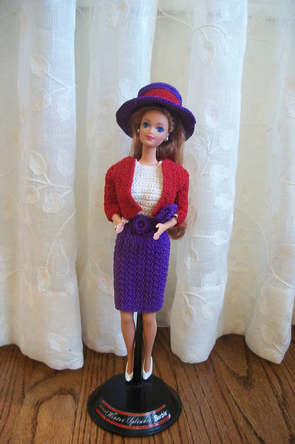 Red and Purple Suit