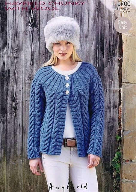 Cabled Cardigan