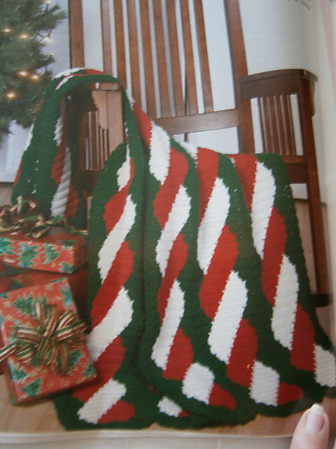 Peppermint Twist Afghan