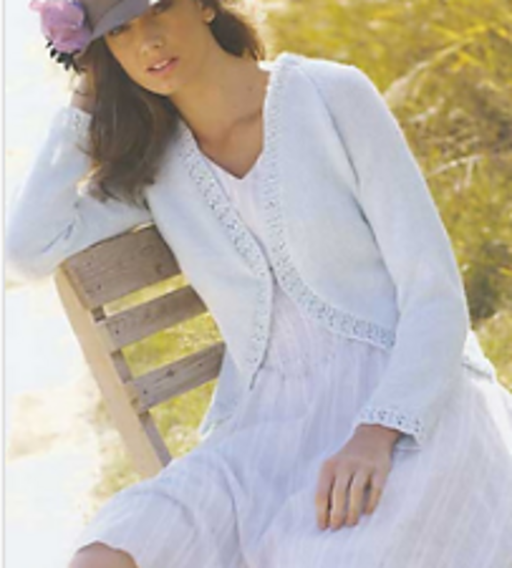 Lace-trimmed Bolero Jacket