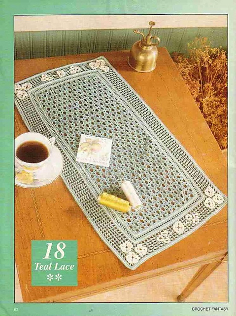 18 Teal Lace