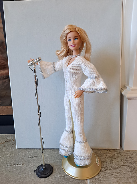 #0808 ABBA White Jumpsuit
