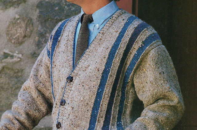 Tweed Stripe Cardigan
