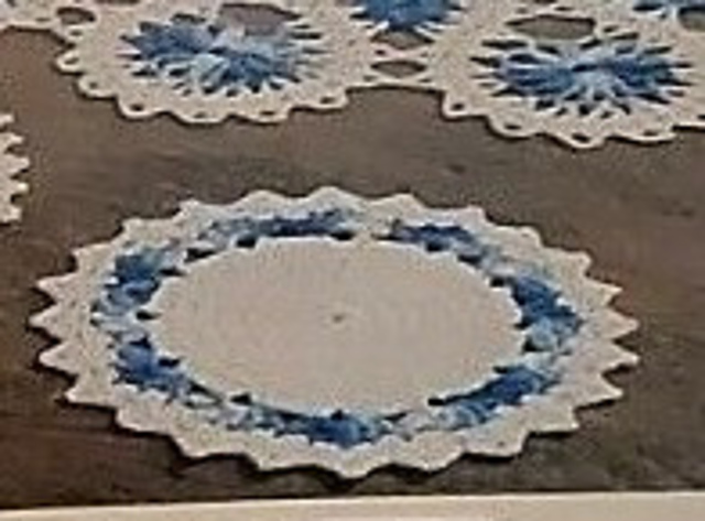 Small Delft Doily