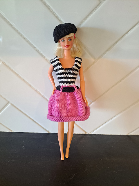 #1037 One piece skirt and top