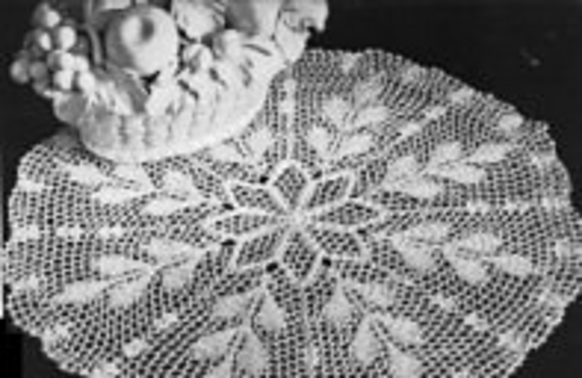 Autumn Wheat Doily