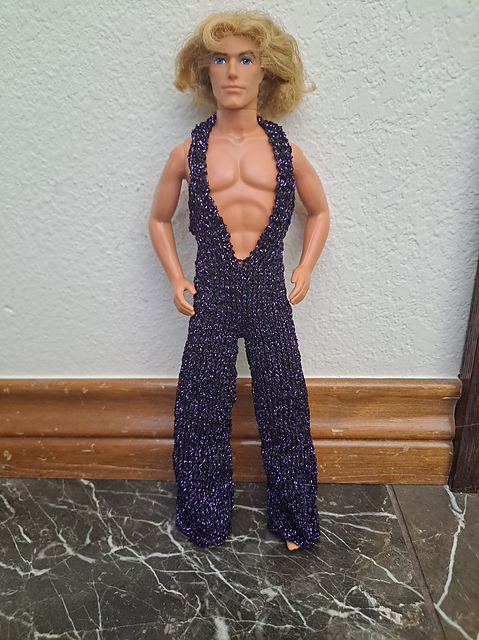 #0810 ABBA Black Jumpsuit