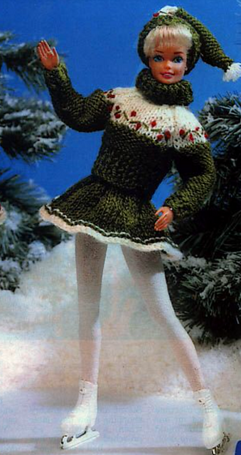Ice Skating Outfit: Green Set