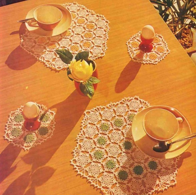 Doilies and Place-Mats for Breakfast