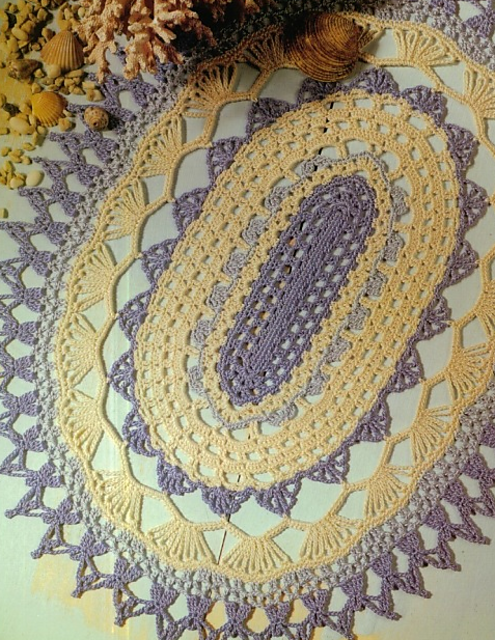 Oval In Blue