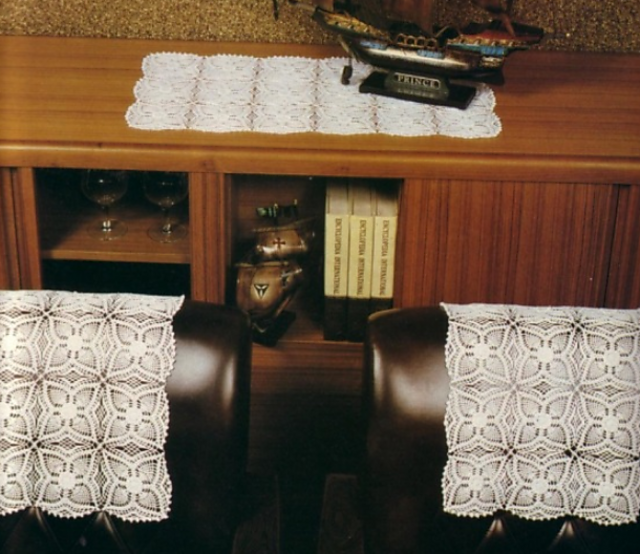 Chair Back And Dresser Cover